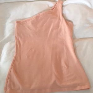 Express one shoulder basic bra tank.